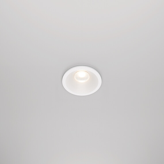 LED Луна за баня за вграждане Zoom DL034-01-06W3K-W Maytoni 6W 3000K IP65 | Osvetlenieto.bg