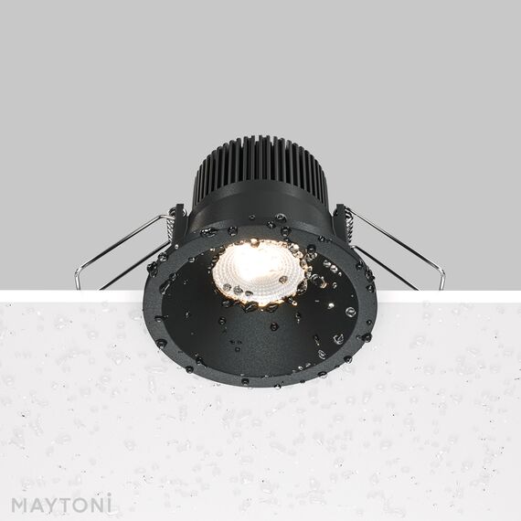 LED Луна за баня за вграждане Zoom DL034-01-06W4K-B Maytoni 6W 4000K IP65 | Osvetlenieto.bg