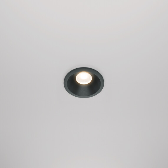 LED Луна за баня за вграждане Zoom DL034-01-06W4K-B Maytoni 6W 4000K IP65 | Osvetlenieto.bg