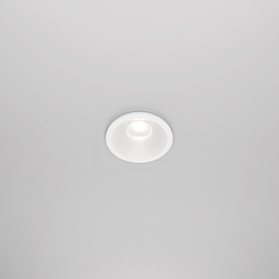 LED Луна за баня за вграждане Zoom DL034-01-06W4K-W Maytoni 6W 4000K IP65 | Osvetlenieto.bg