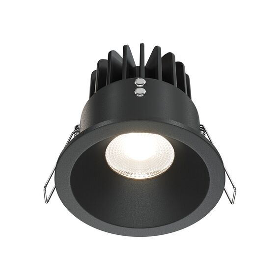 LED Луна за баня за вграждане Zoom DL034-L12W4K-B Maytoni 12W 3000K IP65 | Osvetlenieto.bg