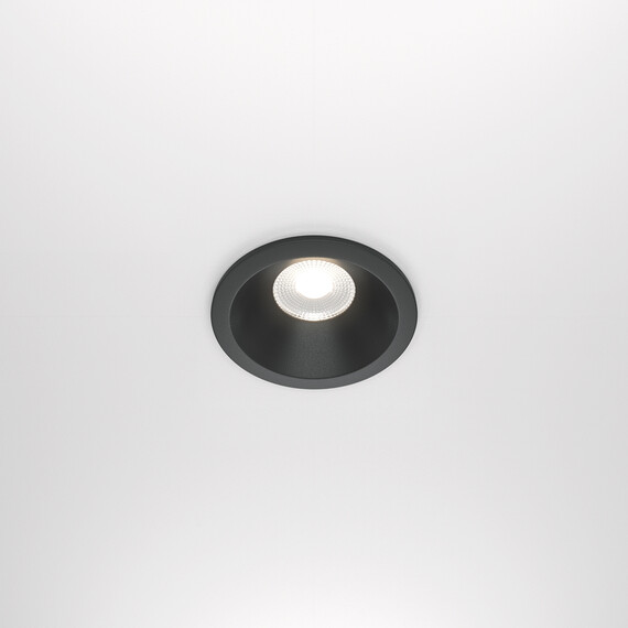 LED Луна за баня за вграждане Zoom DL034-L12W4K-B Maytoni 12W 4000K IP65 | Osvetlenieto.bg