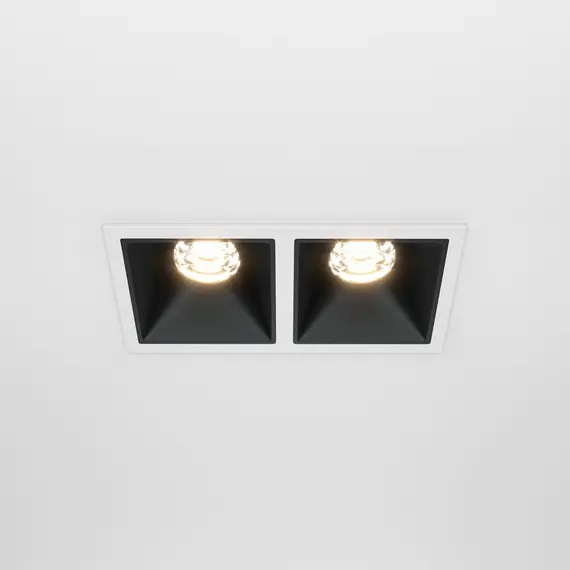 LED Луна за вграждане Alfa LED DL043-02-10W3K-SQ-WB Maytoni 2x10W 3000K | Osvetlenieto.bg