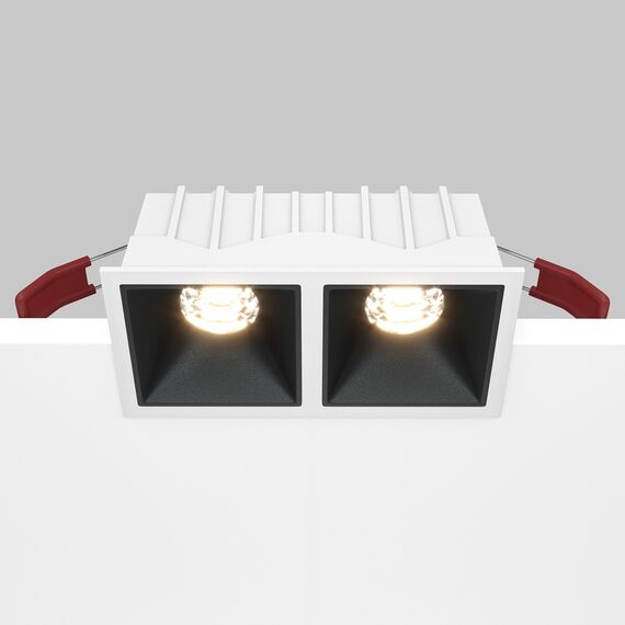 LED Луна за вграждане Alfa LED DL043-02-10W3K-SQ-WB Maytoni 2x10W 3000K | Osvetlenieto.bg