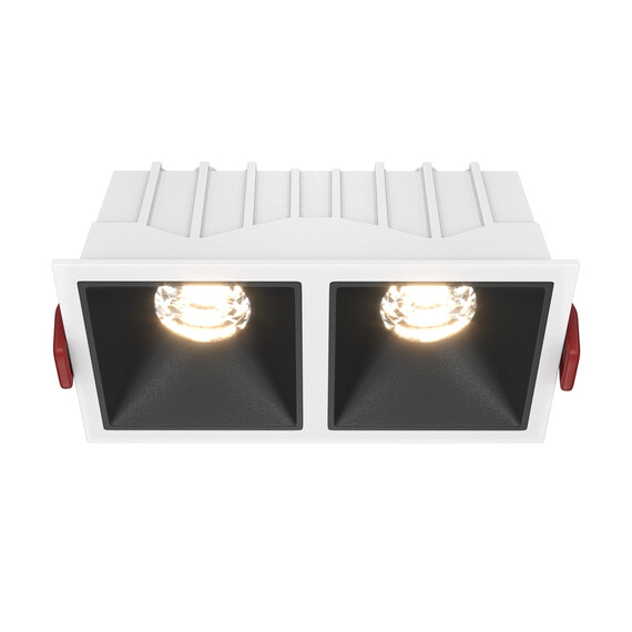LED Луна за вграждане Alfa LED DL043-02-10W3K-SQ-WB Maytoni 2x10W 3000K | Osvetlenieto.bg