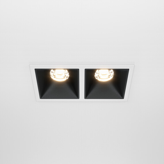 LED Луна за вграждане Alfa LED DL043-02-10W3K-SQ-WB Maytoni 2x10W 3000K | Osvetlenieto.bg