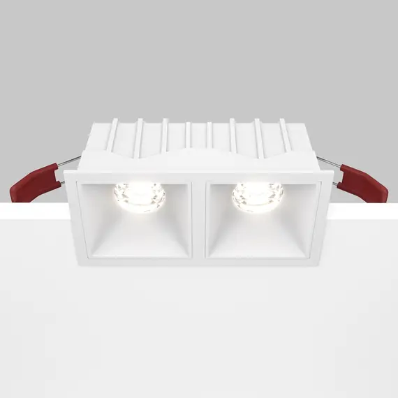 LED Луна за вграждане Alfa LED DL043-02-10W4K-SQ-W Maytoni 2x10W 4000K | Osvetlenieto.bg