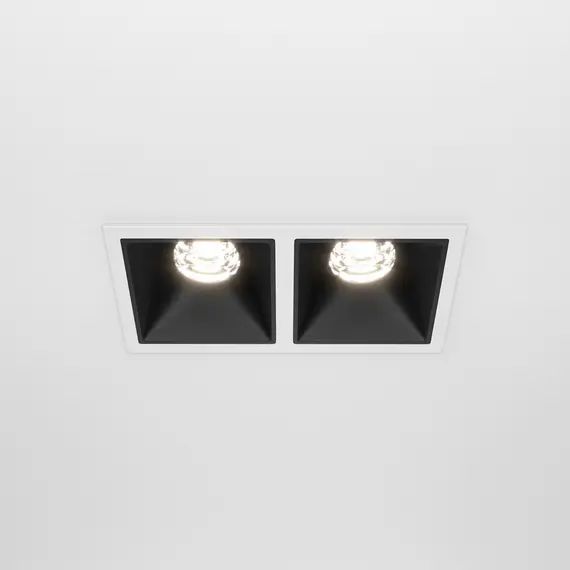 LED Луна за вграждане Alfa LED DL043-02-10W4K-SQ-WB Maytoni 2x10W 4000K | Osvetlenieto.bg