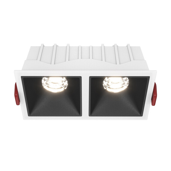 LED Луна за вграждане Alfa LED DL043-02-10W4K-SQ-WB Maytoni 2x10W 4000K | Osvetlenieto.bg