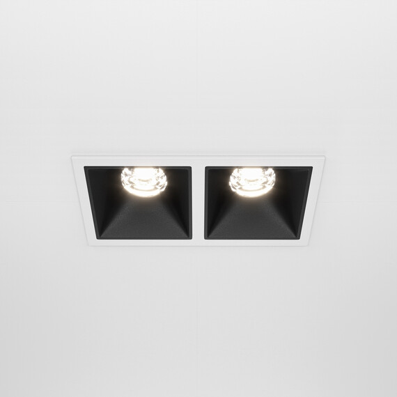 LED Луна за вграждане Alfa LED DL043-02-10W4K-SQ-WB Maytoni 2x10W 4000K | Osvetlenieto.bg