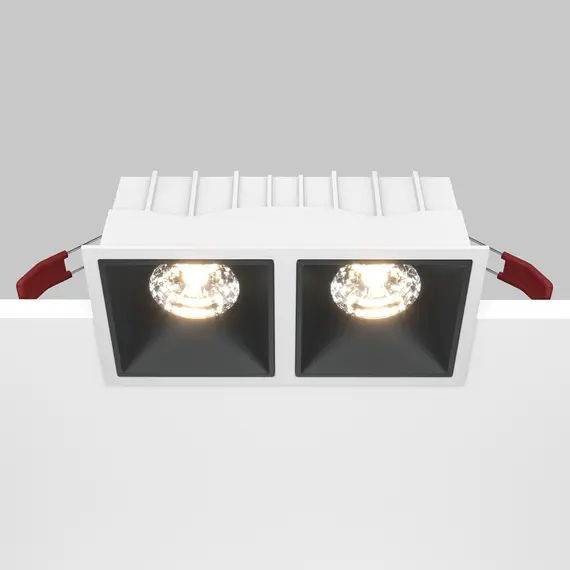 LED Луна за вграждане Alfa LED DL043-02-15W3K-SQ-WB Maytoni 2x15W 3000K | Osvetlenieto.bg