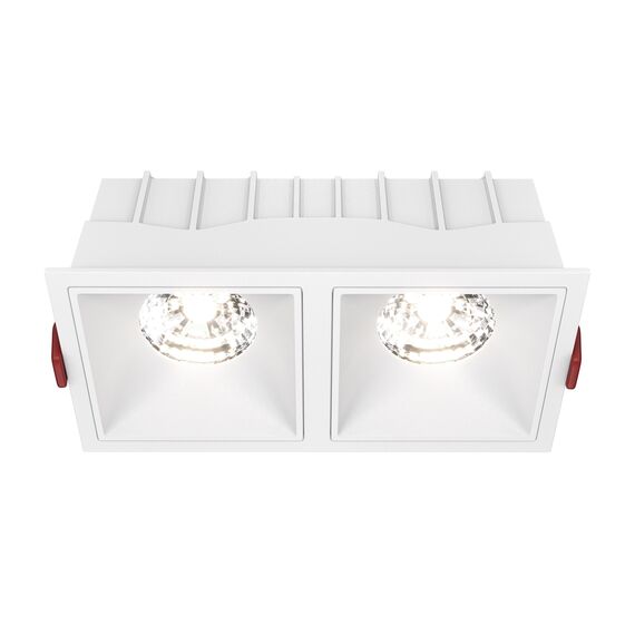 LED Луна за вграждане Alfa LED DL043-02-15W4K-SQ-W Maytoni 2x15W 4000K | Osvetlenieto.bg