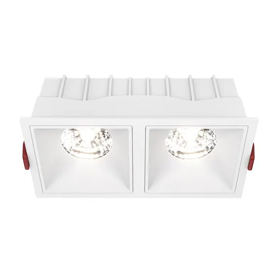 LED Луна за вграждане Alfa LED DL043-02-15W4K-SQ-W Maytoni 2x15W 4000K | Osvetlenieto.bg
