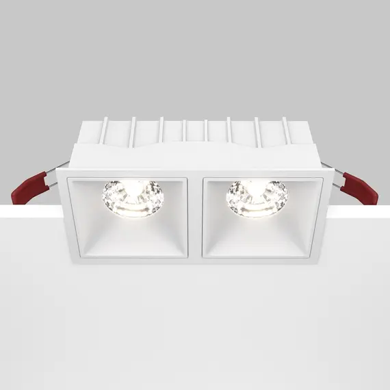 LED Луна за вграждане Alfa LED DL043-02-15W4K-SQ-W Maytoni 2x15W 4000K | Osvetlenieto.bg