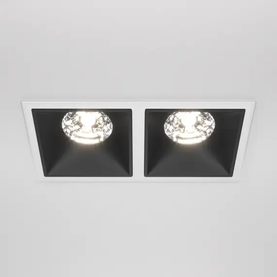 LED Луна за вграждане Alfa LED DL043-02-15W4K-SQ-WB Maytoni 2x15W 4000K | Osvetlenieto.bg