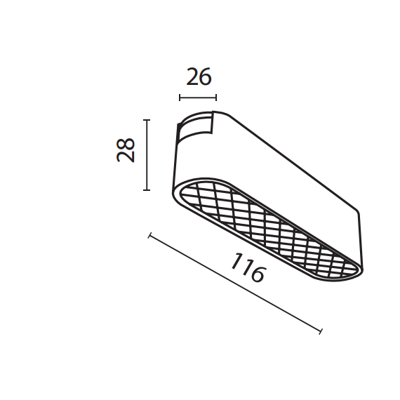 LED осветител за магнитна шина Radity Black TR082-1-6W3K-M-B Maytoni 6W 3000K | Osvetlenieto.bg