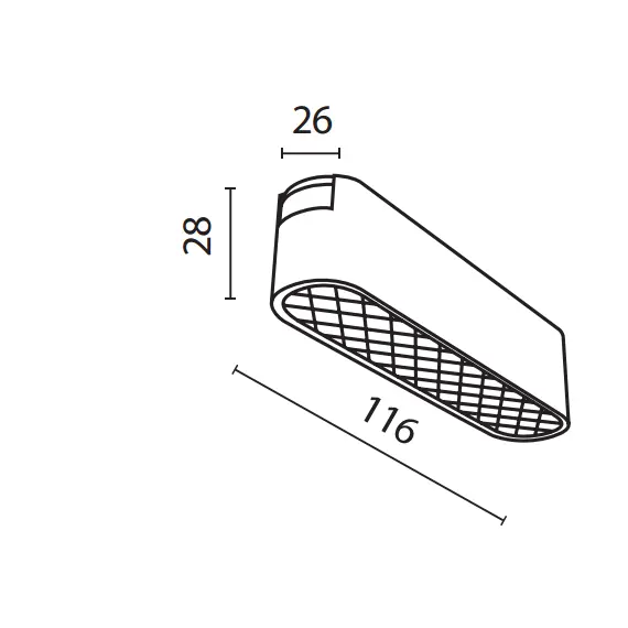 LED осветител за магнитна шина Radity Black TR082-1-6W3K-M-B Maytoni 6W 3000K | Osvetlenieto.bg
