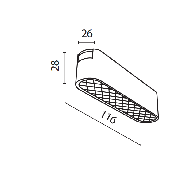 LED осветител за магнитна шина Radity Black TR082-1-6W3K-M-B Maytoni 6W 3000K | Osvetlenieto.bg