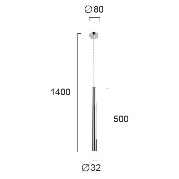 LED Пендел ELLIOT 4201701 Viokef 6W 3000K | Osvetlenieto.bg
