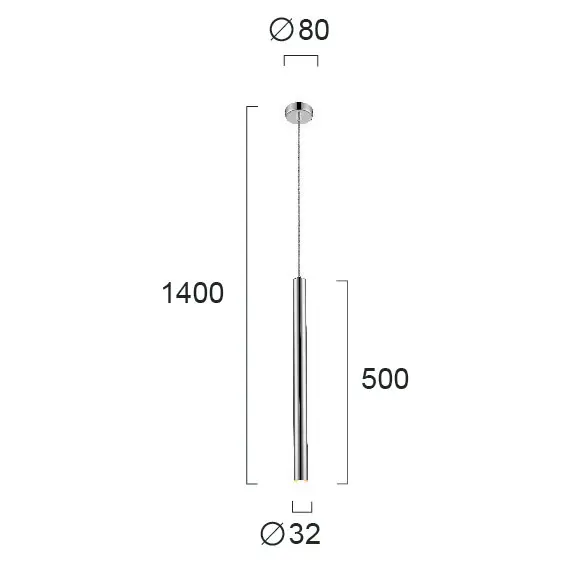 LED Пендел ELLIOT 4201701 Viokef 6W 3000K | Osvetlenieto.bg