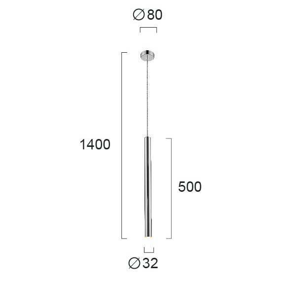 LED Пендел ELLIOT 4201701 Viokef 6W 3000K | Osvetlenieto.bg