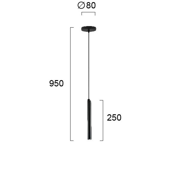 LED Полилей DUCT 3082800 Viokef 3W 3000K | Osvetlenieto.bg