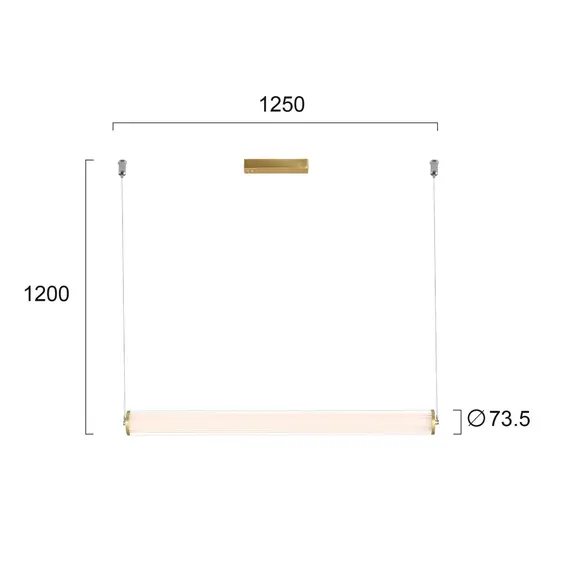 LED Полилей FRIDA 4237800 Viokef 45W 3000K | Osvetlenieto.bg