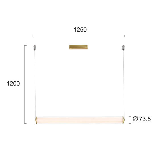 LED Полилей FRIDA 4237800 Viokef 45W 3000K | Osvetlenieto.bg