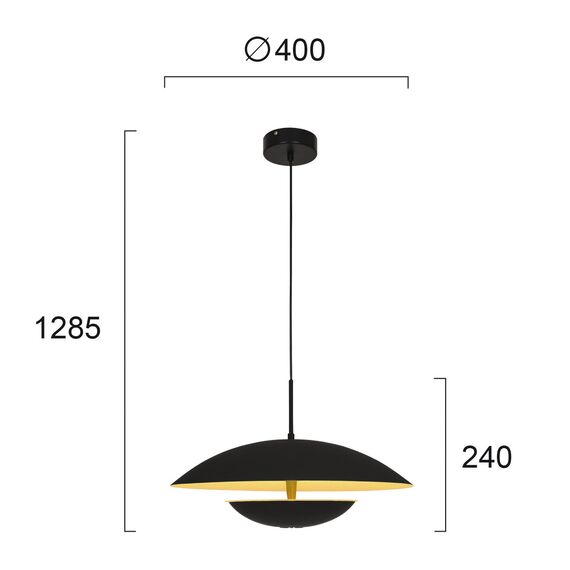 LED Полилей MONICA 4242200 Viokef 16W 3000K | Osvetlenieto.bg