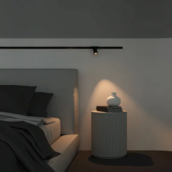 LED Прожектор за магнитна шина Radity Focus LED TR103-1-12W3K-M-B Maytoni 12W 3000K | Osvetlenieto.bg