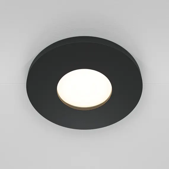 Луна за баня черна Stark DL083-01-GU10-RD-B Maytoni 1xGU10 IP65 | Osvetlenieto.bg