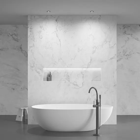 Луна за баня черна Stark DL083-01-GU10-RD-B Maytoni 1xGU10 IP65 | Osvetlenieto.bg