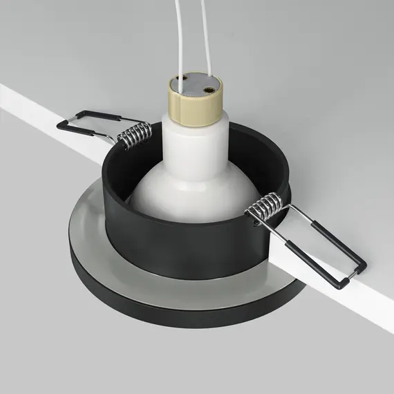 Луна за баня черна Stark DL083-01-GU10-RD-B Maytoni 1xGU10 IP65 | Osvetlenieto.bg