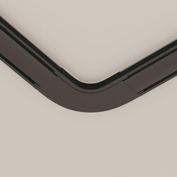 Овален конектор за магнитна шина Radity Black TRA084CR-11B Maytoni | Osvetlenieto.bg