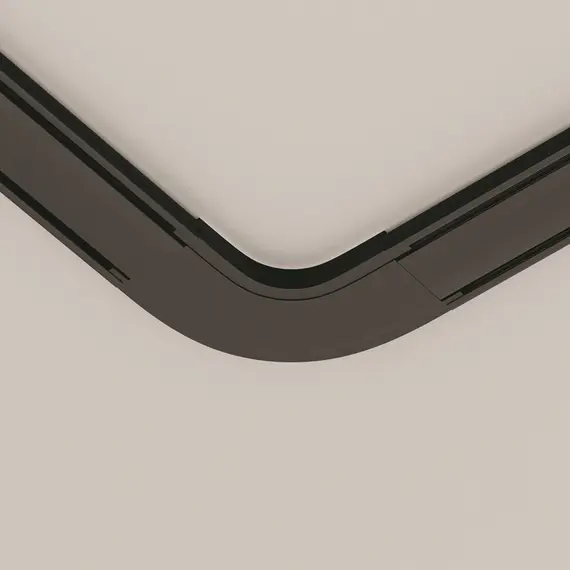 Овален конектор за магнитна шина Radity Black TRA084CR-11B Maytoni | Osvetlenieto.bg