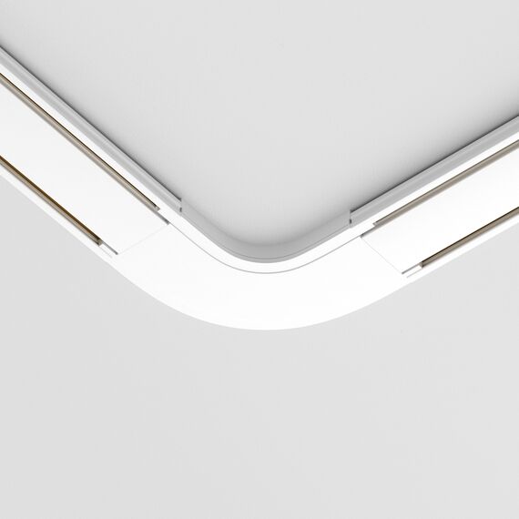 Овален конектор за магнитна шина Radity White TRA084CR-11W Maytoni | Osvetlenieto.bg