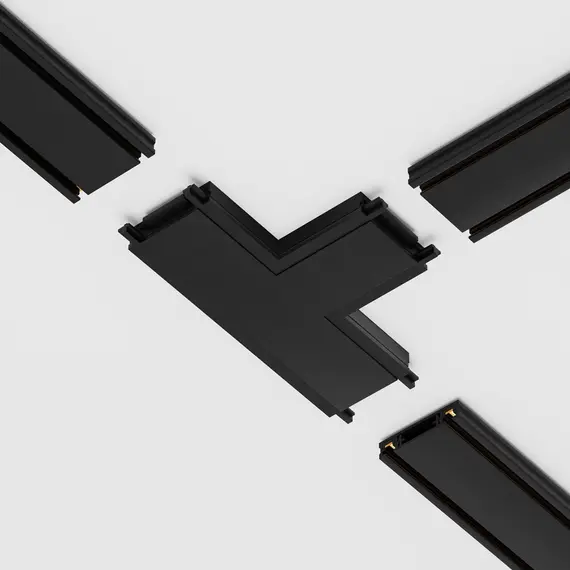 Т конектор за магнитна шина Radity Black TRA084CT-11B Maytoni | Osvetlenieto.bg