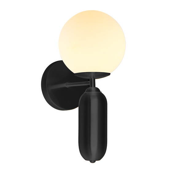 Аплик Aldeva WL-02340-1-BK Italux 1xE27 | Osvetlenieto.bg