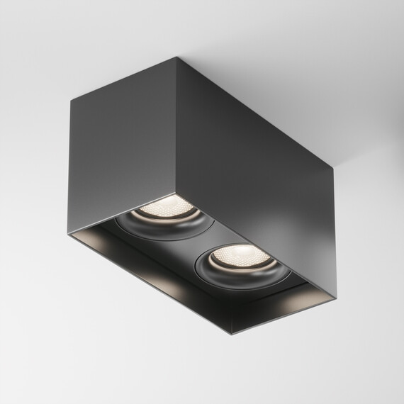 Двойна луна за открит монтаж Slim C015CL-02B Maytoni 2xGU10 | Osvetlenieto.bg