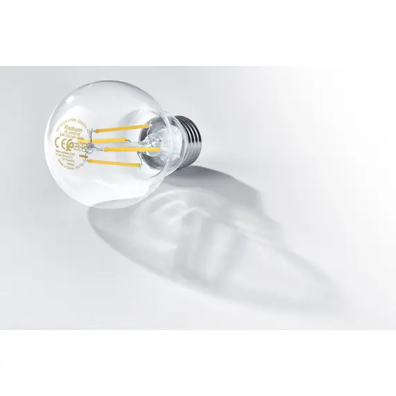 E27 5.9W 2700K Radium LED крушка Filament Димируема 806lm A60 CRI/Ra ≥90 | Osvetlenieto.bg