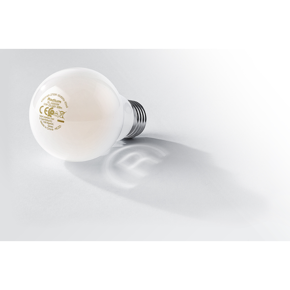 E27 6.5W 2700K Radium LED крушка Filament Матова Димируема 806lm A60 | Osvetlenieto.bg