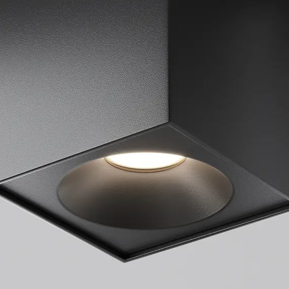 Квадратна луна за баня за открит монтаж Zoom C030CL-01B Maytoni 1xGU10 IP65 | Osvetlenieto.bg