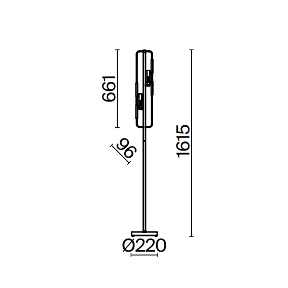 Лампион Marmo MOD099FL-02G Maytoni 2xG9 | Osvetlenieto.bg