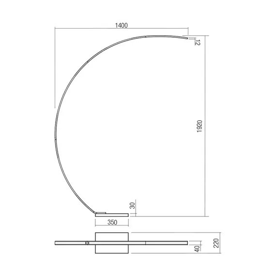 LED Лампион Carver 01-3216 Smarter 16W 3000K | Osvetlenieto.bg