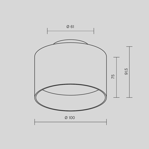 LED Луна за открит монтаж черна Planet C009CW-L12B Maytoni 12W 3000K | Osvetlenieto.bg