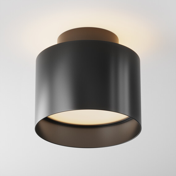 LED Луна за открит монтаж черна Planet C009CW-L12B Maytoni 12W 3000K | Osvetlenieto.bg
