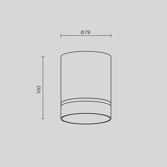 LED Луна за открит монтаж Orlo C085CL-9W4K-W Maytoni 9W 4000K | Osvetlenieto.bg