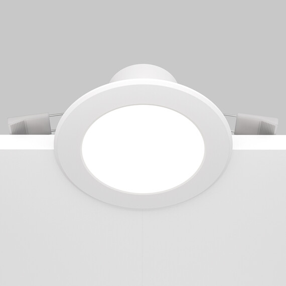 LED Луна за вграждане за баня Stockton DL015-6-L7W Maytoni 7W 3000K-6000K IP44 | Osvetlenieto.bg