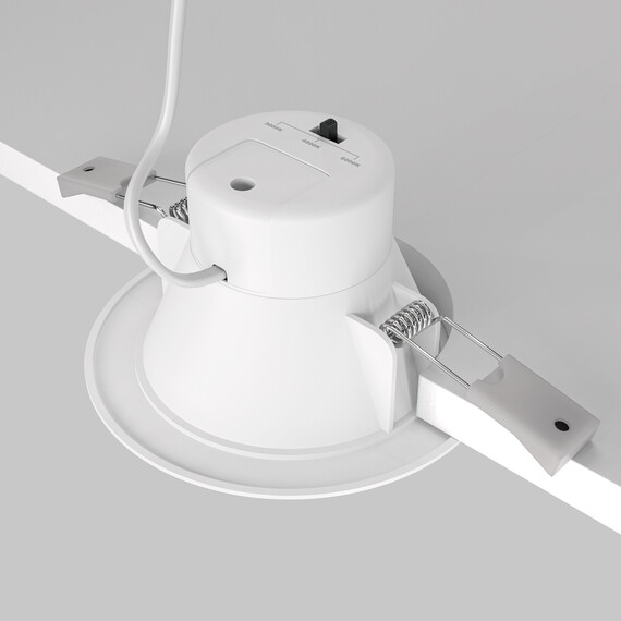 LED Луна за вграждане за баня Stockton DL015-6-L7W Maytoni 7W 3000K-6000K IP44 | Osvetlenieto.bg