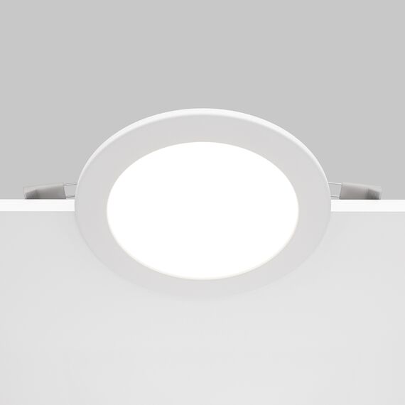 LED Луна за вграждане за баня Stockton DL016-6-L12W Maytoni 12W 3000K-6000K IP44 | Osvetlenieto.bg